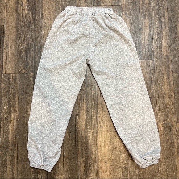 Girls Gray California Logo Elastic Waist Sweatpants Joggers Size 10 - Picture 4 of 6